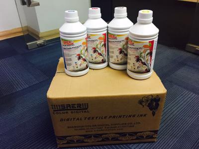 China CMYK-Sublimations-Drucker-Tinte ein Liter für Textiltintenstrahl-Drucker zu verkaufen