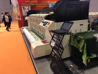China Máquina del algodón/del lino/de la impresora de la tela de Polyeter con la fuente continua de la tinta en venta