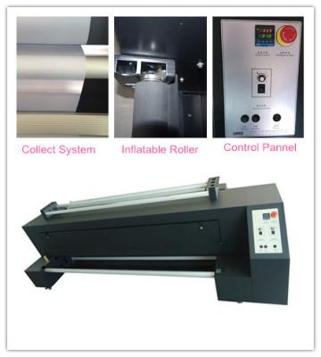China Printed Fabric Heat Sublimation Machine 1.6M Width Direct On Fabric Dryer for sale