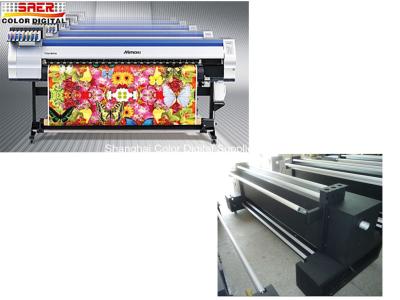 Cina Rotolo per rotolare la stampante a getto di inchiostro di alta velocità di risoluzione della stampatrice della bandiera 1440dpi in vendita