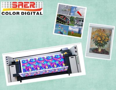 China Inkjet Digital Textile Printer With Epson 4720 Heads Continuous Ink Supply for sale