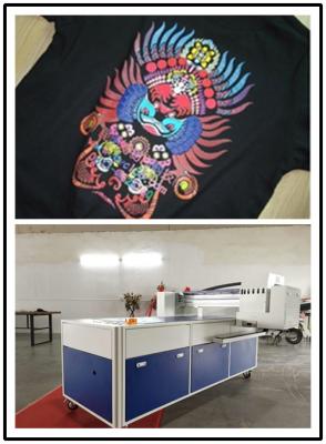 China Commercial T Shirt Printing Machine A3 Size With 8 Pcs Ricoh Print Heads for sale