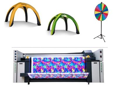 China 3.2m Multi Color Flag Fabric Plotter Banner Sublimation Plotter With Piezo Inkjet for sale