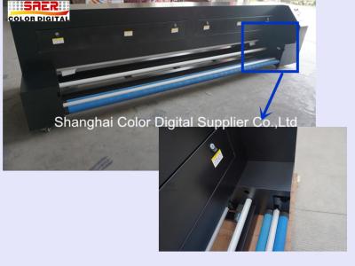 China Impresoras piezoeléctricas de CMYK del calor de la impresión de la cosechadora de gran tamaño dual de la máquina para la tela en venta