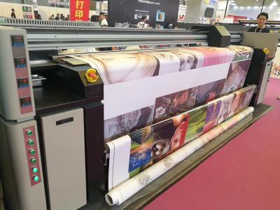 China Home Textile Sublimation Printing Fabric Digital Inkjet Roll To Roll Machine for sale
