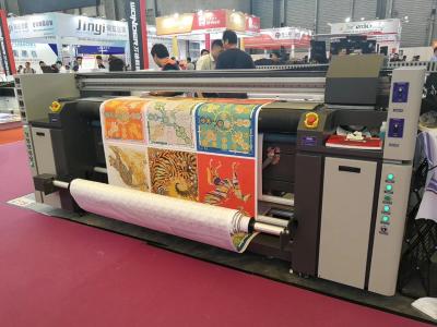 Китай Печатная машина флага печатной машины сублимации текстильной ткани с головой печати CMYK продается
