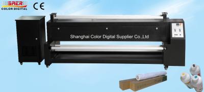 China Tamanho máximo do trabalho da máquina 1.8m da fixação do calefator da sublimação do forno da impressão da bandeira à venda