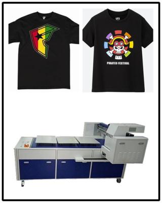 중국 자동적인 Dtg 의복 인쇄 기계 t-셔츠 인쇄 기계 안료 잉크 다 창 디자인 판매용