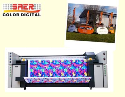 China 5.5KW Gross Power Large Format Textile Printer Roll To Roll Dual CMYK Color for sale