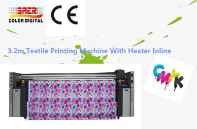 중국 히이터를 가진 디지털 방식으로 직물 도형기 기계 Epson 4720 인쇄 머리 1 년 보장 판매용