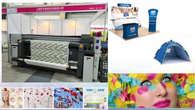 China Roll To Roll Flag Printing Machine Digital Fabric Dye Printer Computer Control for sale