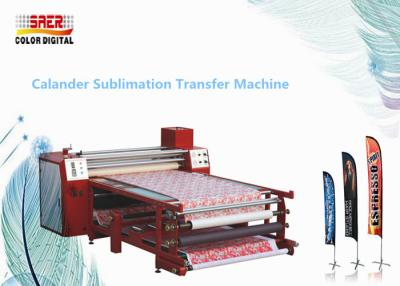 China Sublimation Rotary Textile Calender Machine 600mm Drum Diameter For Garment Shops for sale