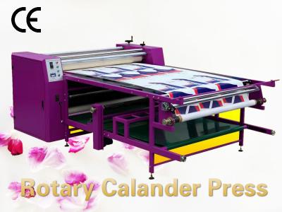 China Textile Calender Fabric Heat Press Transfer Machine Flatbed Roller Heat Press Machine for sale