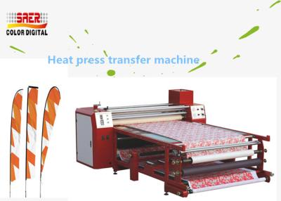 China Oil Heating Rotary Textile Sublimation Printing Machine One Year Warranty for sale