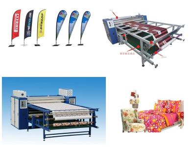 China Calander Sublimation Roll Heat Press Machine For Flex Banner / Curtain for sale