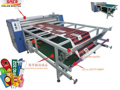 China Flatbed Textile Calender Machine Sublimation Rotary Printing Transfer Machine for sale
