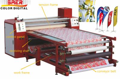 China Impresora de los paños de la máquina de la prensa del calor de la sublimación del rodillo favorable al medio ambiente en venta