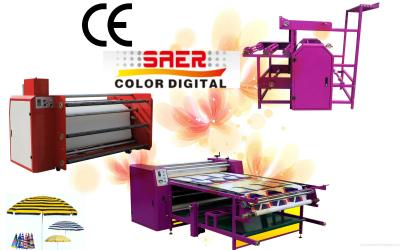 China Máquina rotatoria del calendario de la materia textil de la sublimación de la prensa del calor en venta