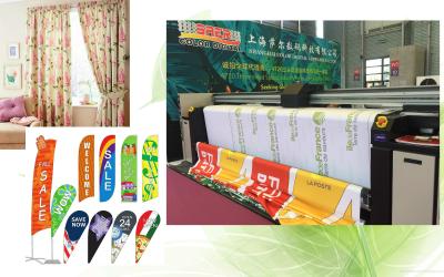 China CMYK Banner Polyester Fabric Flag Printing Machine for sale