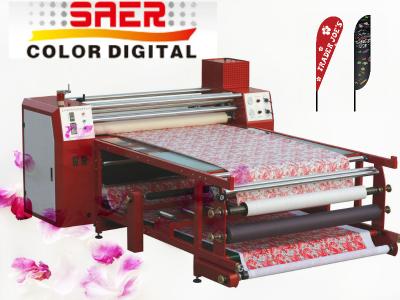 China 1600mm Heat Press Rotary Textile Calender Machine for sale