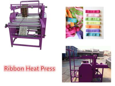 China Flatbed Ribbon Fabric Calender Heat Press Machine for sale