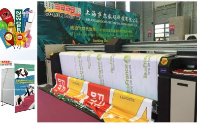 China CMYK Automatic Digital Flag Printing Machine Plotter With Epson PrintHead for sale