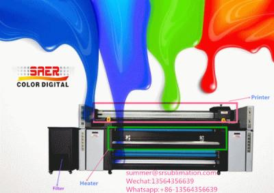 China impresora de materia textil del chorro de tinta del poliéster de los 3.2m para la cubierta de tabla en venta