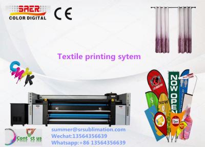 China 4 heads Sublimation Fabric Plotter 3.5kw Digital Textile Printing Machine for sale