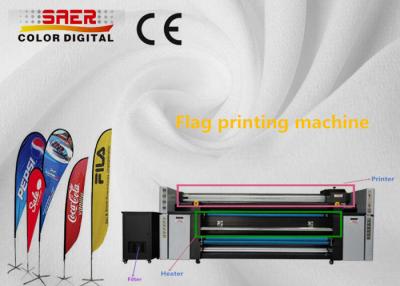 China Doppel-ununterbrochener Farbkasten des CMYK-Textildruckgewebe-Plotter-3.5KW zu verkaufen