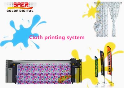 China 3.2m Flag Cotton Fabric Printing Machine 1440dpi 380V for sale