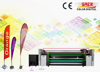 China Inline Curing Fabric Printer Machine 6 Pass For Polyster for sale