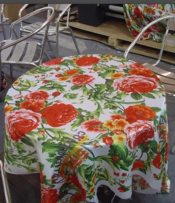 China Coated Polyester Satin Digital Printing Fabric For Tablecloth Making for sale