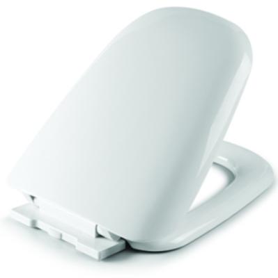 China Modern Design White Heated Soft Close Toilet Seat with Quick Release Round Shape for sale