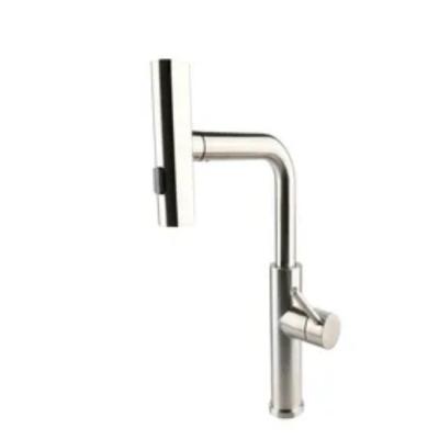 China Silver Bathroom Sink Mixer Faucet with Deck Mounted Single Handle and 3 Way Waterfall for sale
