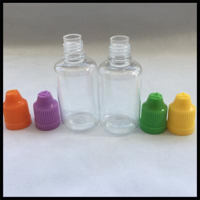 China 30ml Vape Juice Bottles PET Dropper Bottles Childproof Plastic Bottles for sale