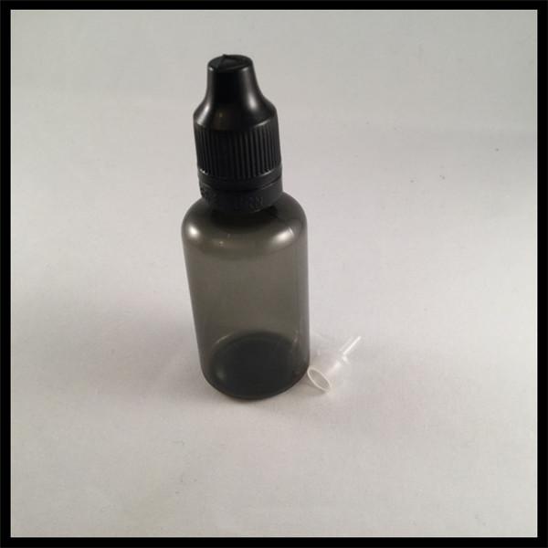 Quality Custom 30ml Pet Plastic Bottles , Amber Dropper Bottles Screen Printing Logol for sale