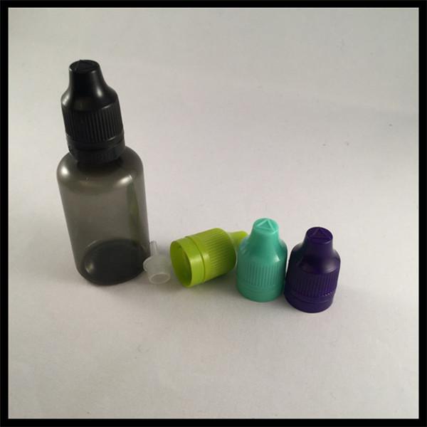 Quality Custom 30ml Pet Plastic Bottles , Amber Dropper Bottles Screen Printing Logol for sale