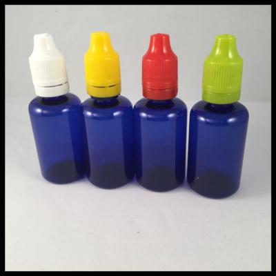 Chine Le plastique 30ml bleu met des bouteilles en bouteille de liquide de clope des bouteilles E de compte-gouttes d'ANIMAL FAMILIER à vendre