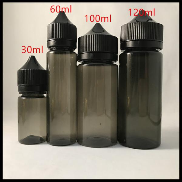 Quality Black Gorilla Unicorn Bottle 60ml , Durable Round Pet Unicorn Bottle With Cap for sale