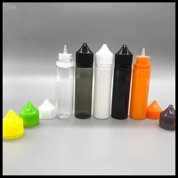 Quality Black Gorilla Unicorn Bottle 60ml , Durable Round Pet Unicorn Bottle With Cap for sale