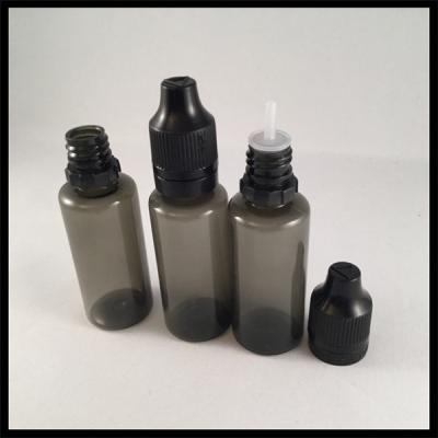 China Black Clear Dropper Bottles , Medical Grade Plastic Eye Dropper Bottles for sale