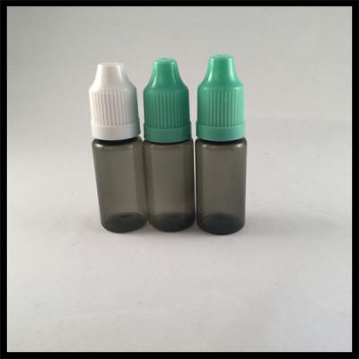 China Small Black PET Dropper Bottles10ml For Perfume Packing Chemical Stability for sale