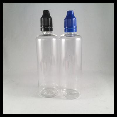 China Big Capacity 100ml Plastic Dropper Bottles , Clear Plastic Empty Eye Dropper Bottles for sale