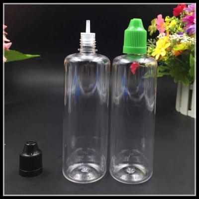 China 100ml Clear PET Dropper Bottles Big Capacity Liquid Container For Cosmetic Packing for sale