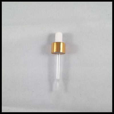 Quality 30ml Empty Plastic Pipette Bottles Gold Cap Chemical Stability for sale