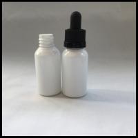 Quality White Plastic PET E Liquid Bottles 30ml Label Printing With Childproof Cap for sale