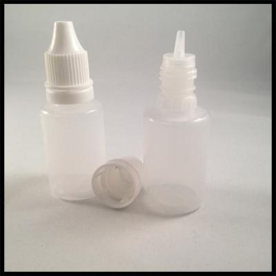 China Child Proof Plastic Dropper Bottles 20ml , LDPE Empty Eye Dropper Bottles for sale