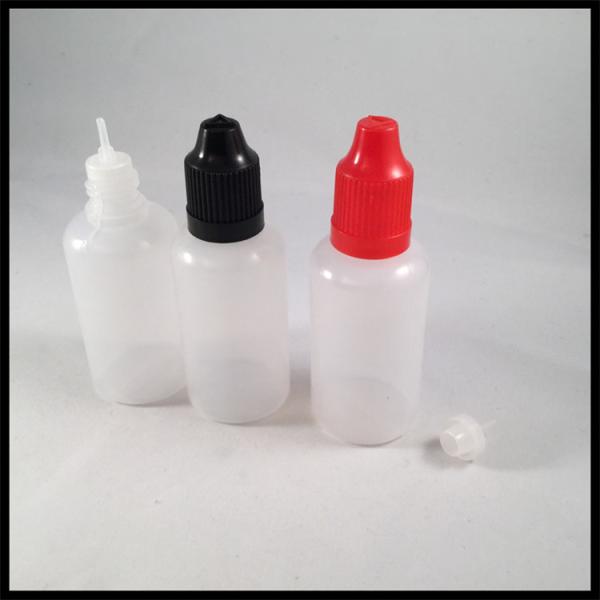 Quality 30ml Childproof Dropper Bottle Ldpe , Bulk Liquid Small Plastic Dropper Bottles for sale