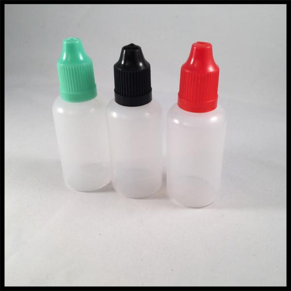 Quality 30ml Childproof Dropper Bottle Ldpe , Bulk Liquid Small Plastic Dropper Bottles for sale