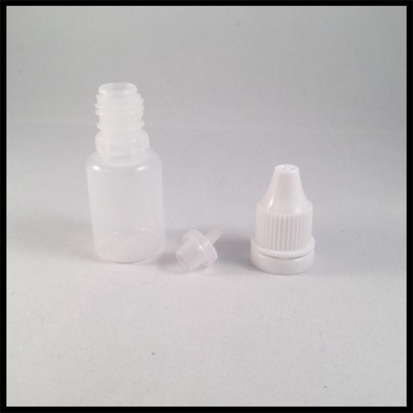 Quality E Liquid 10ml LDPE PE E Liquid Bottles With Child Resist Cap Acid Base for sale